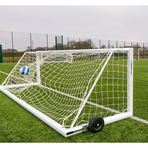 4G Weighted Portagoal - 5-a-side Aluminium Football Goal (Pair)