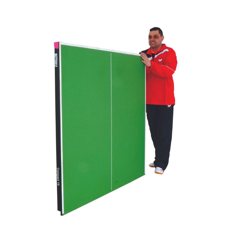 ButterflyCompact19WheelawayTableTennisTable-folded