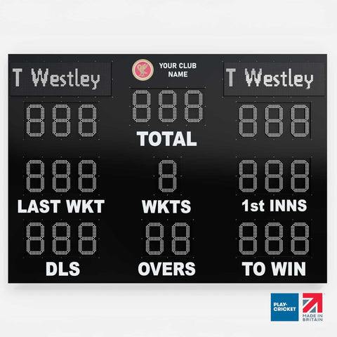 28 Digit Electronic Cricket Scoreboard - Professional LED Design