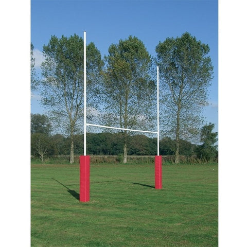 Steel Rugby Posts - 6m Socketed