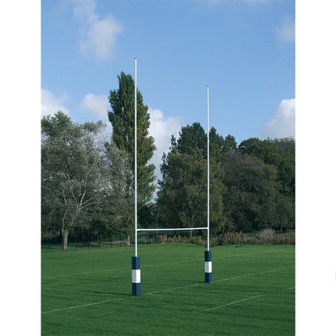 Steel Rugby Posts - 9m Socketed