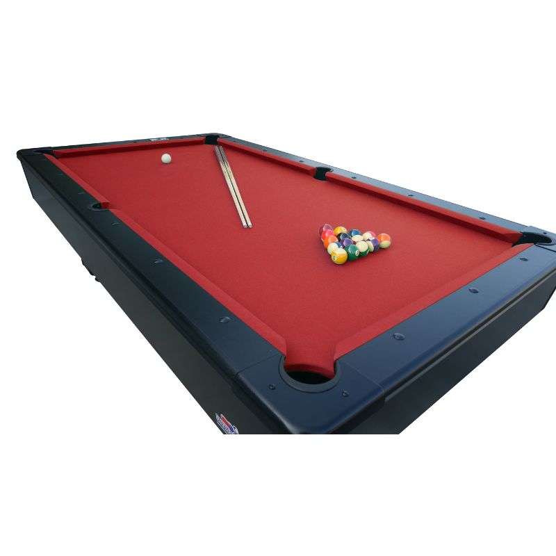 red 8ft pool table