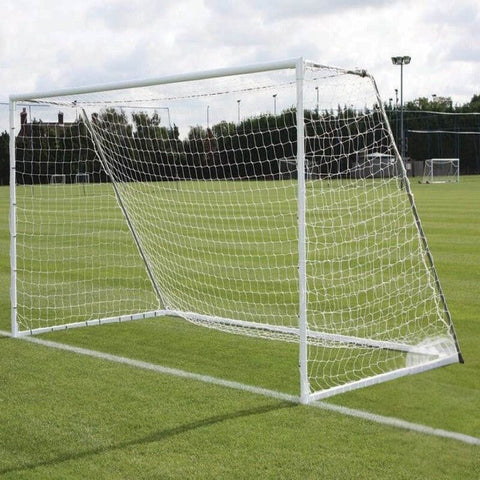 Heavyweight Freestanding Portable Steel Football Goal - 9v9 (Pair)