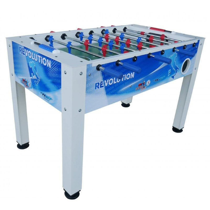 roberto sport revolution blue white football table