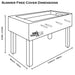 dimensions for roberto sport summer free cover foosball table